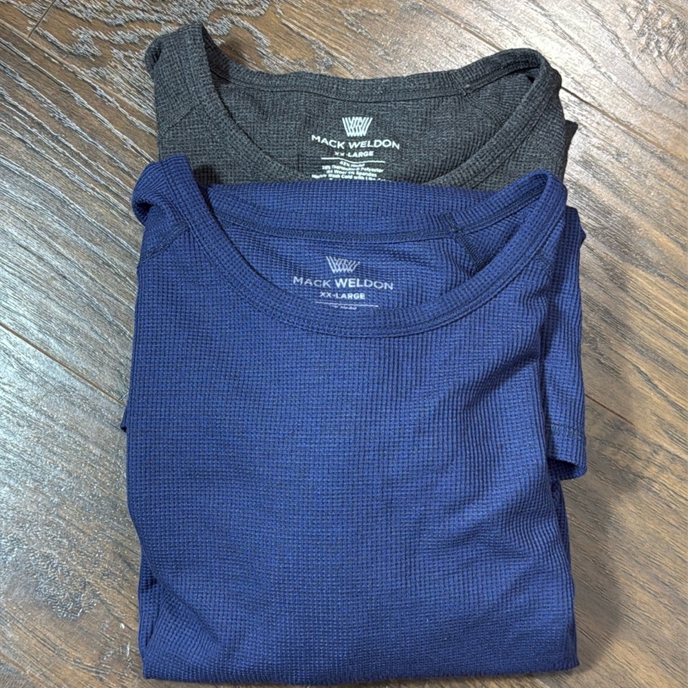 Mack Weldon WARMKNIT Waffle Long Sleeve‎ Crew